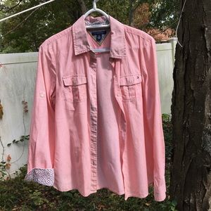 Tommy Hilfiger pink button down-M